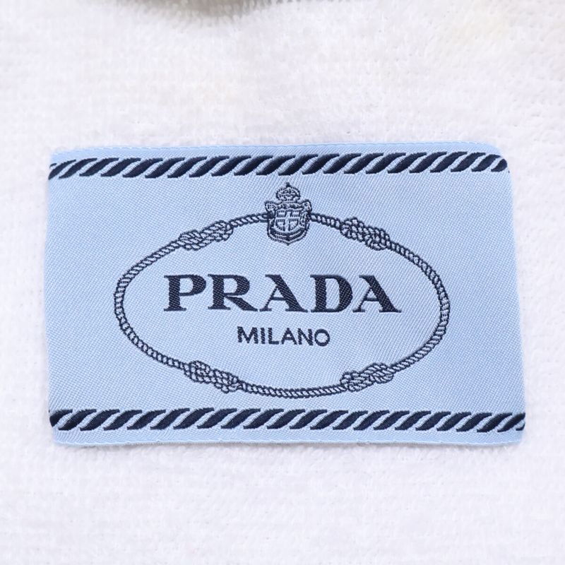 Prada with Terry Cloth Pile Hoodie 40 ) White