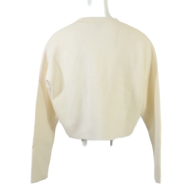 Loewe Anagram Short Length Knit Sweater )ivory