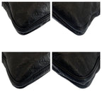 Guccissima Black Silver Leather Business