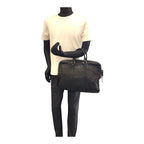 Guccissima Black Silver Leather Business