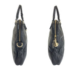 Guccissima Black Silver Leather Business