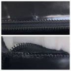 Gucci Bamboo Black Silver Canvas Enamel 000 Tote