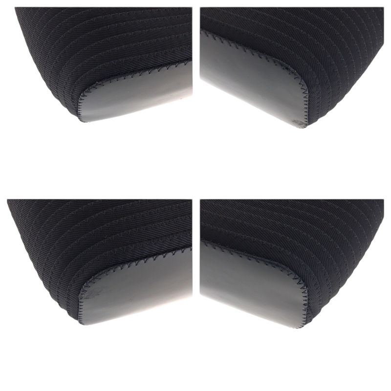 Gucci Bamboo Black Silver Canvas Enamel 000 Tote