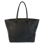 Guccissima Black Gold Leather Tote Shoulder Bag