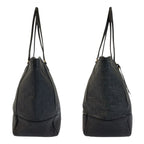 Guccissima Black Gold Leather Tote Shoulder Bag