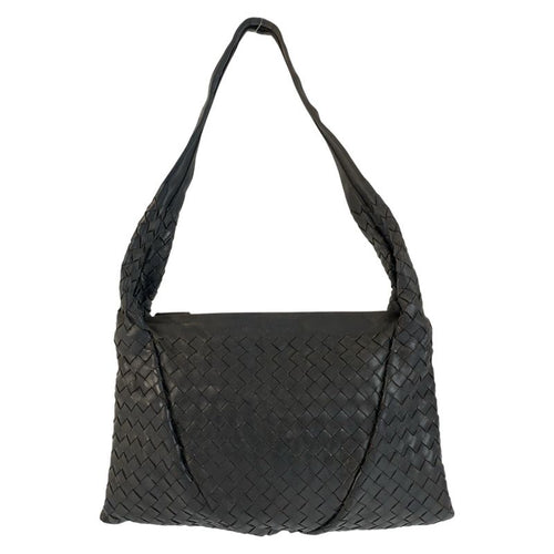 Bottega Veneta Black Leather Shoulder Bag