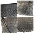 Bottega Veneta Black Leather Shoulder Bag