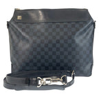 Louis Vuitton Damier Cobalt Messenger Greenwich Blue Black Silver