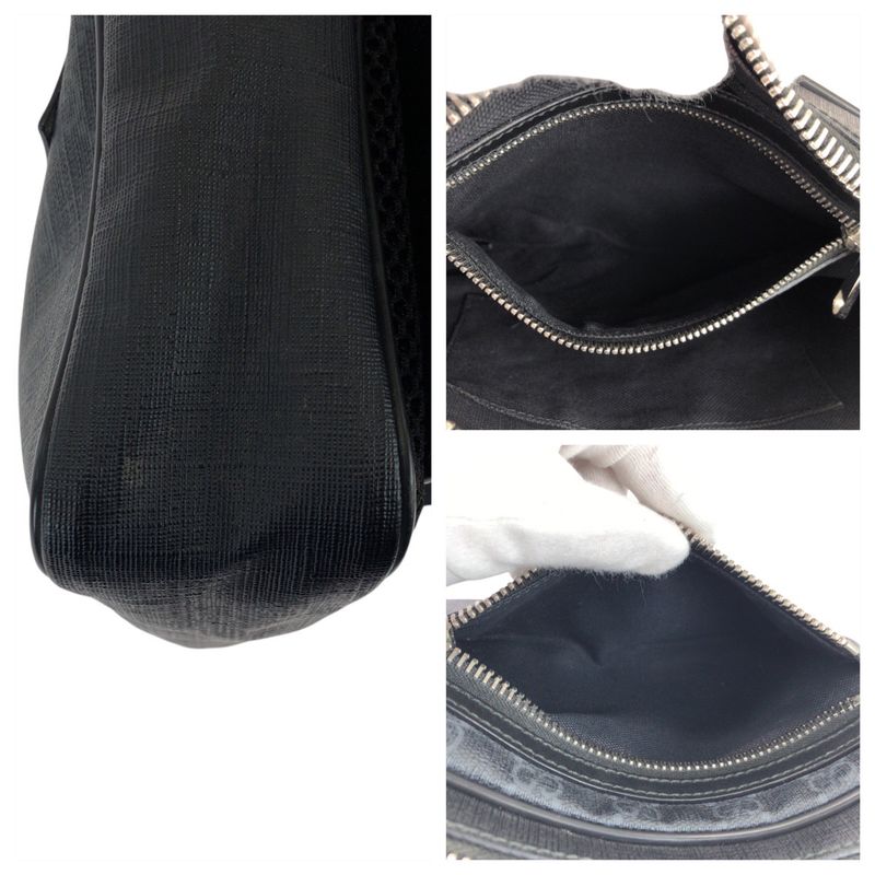 Gucci Sherry Shoulder Bag Black Gray