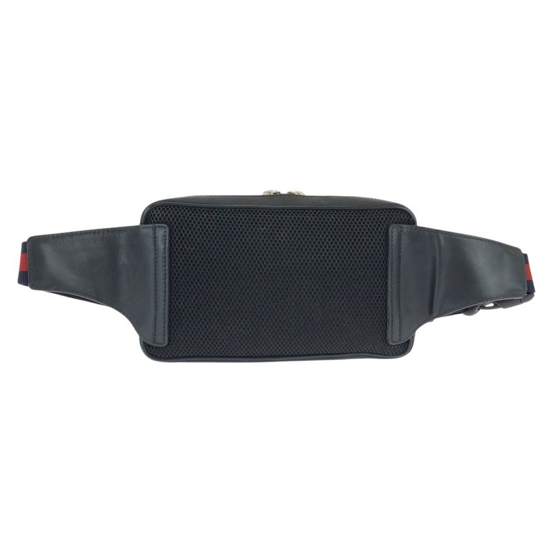 Gucci Sherry Shoulder Bag Black Gray