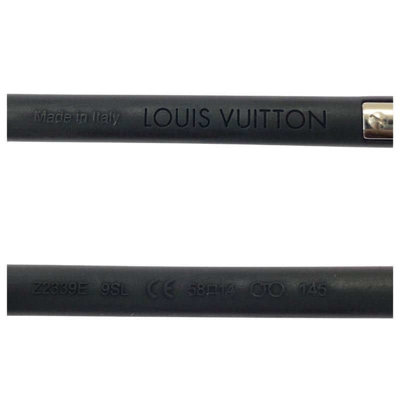 Louis Vuitton Monogram Pacific Blue Black Silver Metal