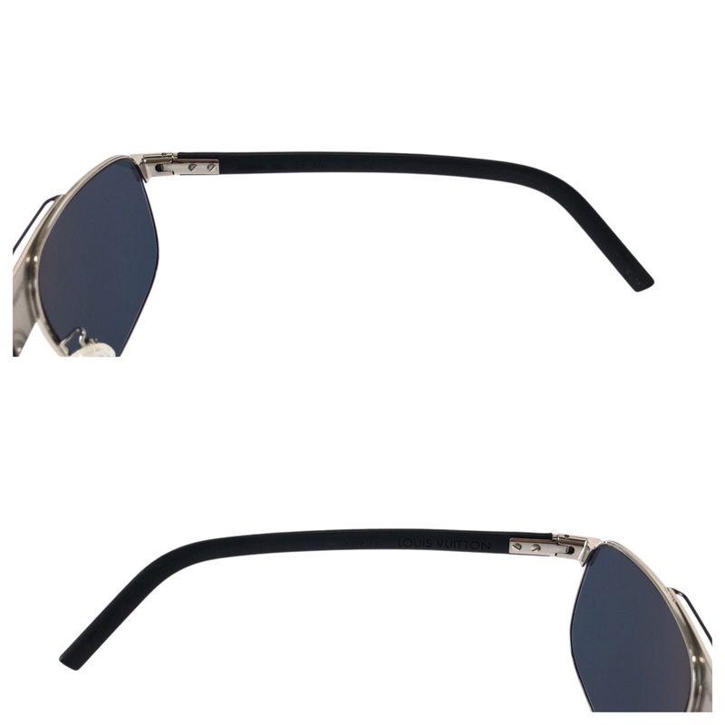Louis Vuitton Monogram Pacific Blue Black Silver Metal