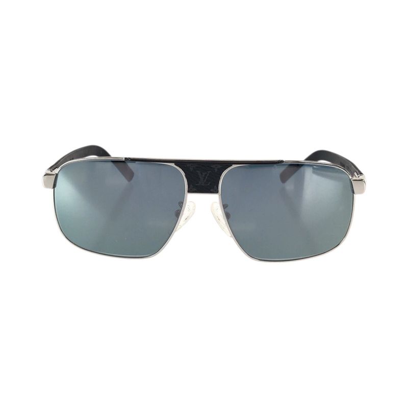 Louis Vuitton Monogram Pacific Blue Black Silver Metal