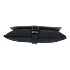 Prada Tessuto Saffiano Blue Black Silver Clutch
