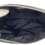 Prada Tessuto Saffiano Blue Black Silver Clutch