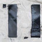 Celine Varsity Jacket Denim Blue White Gray XL