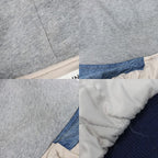 Celine Varsity Jacket Denim Blue White Gray XL
