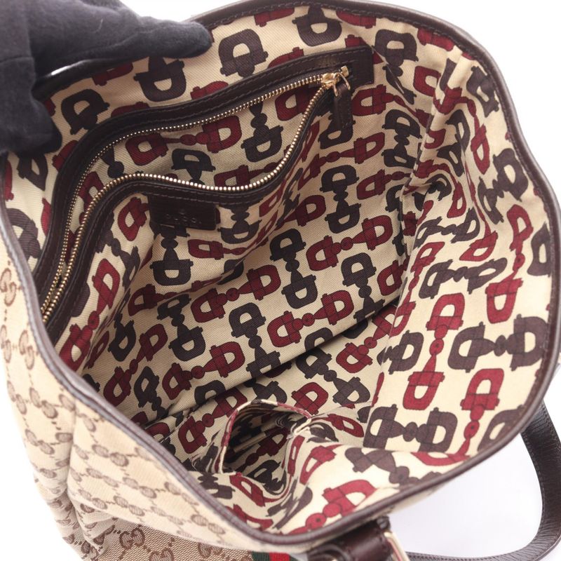 Gucci Tote GG Canvas Sherry Beige Multicolor