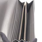 Celine Bifold Wallet Large Flap Gray Leather