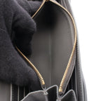 Celine Bifold Wallet Large Flap Gray Leather