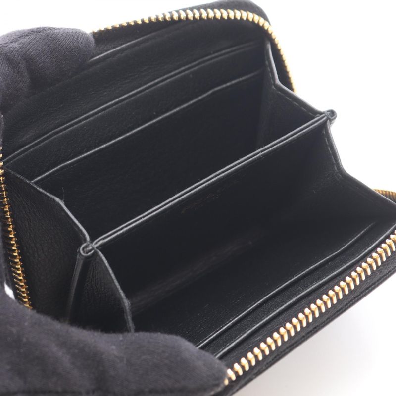 Prada Coin Case Vitello Move 268 Black Saffiano Leather