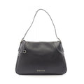 Gucci Shoulder Bag GG Emblem Black Leather
