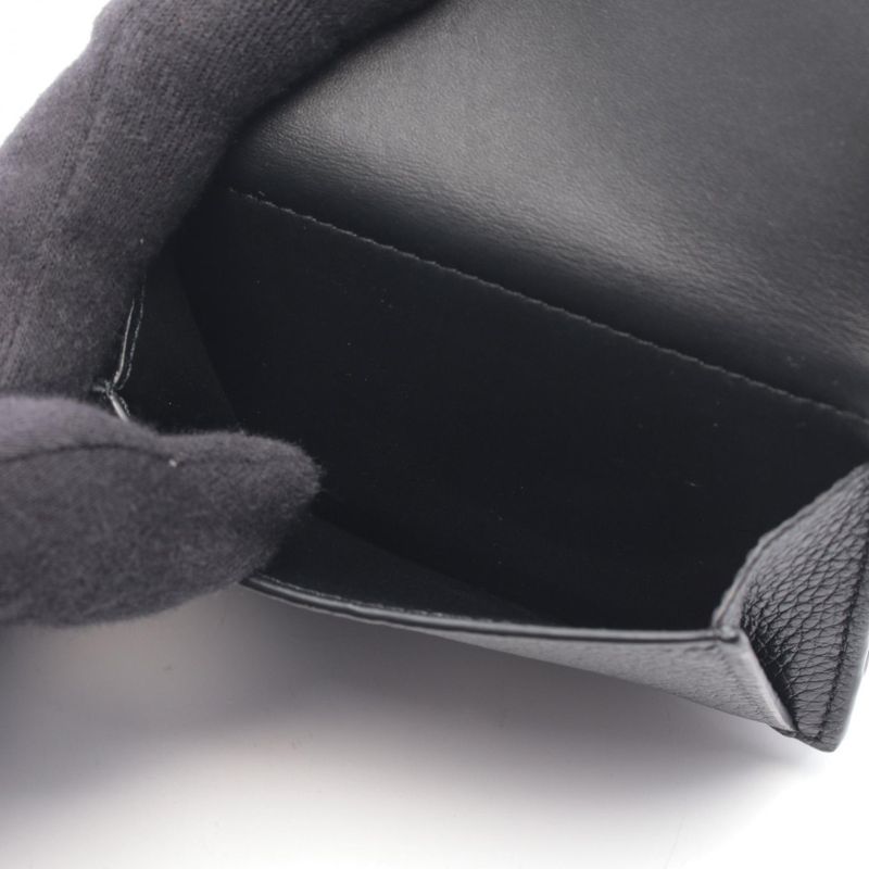 Loewe Trifold Wallet Black Leather
