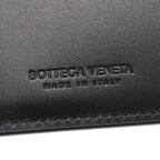 Bottega Veneta Coin Case Intrecciato Key Pouch Black Leather