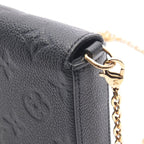 Louis Vuitton Shoulder Bag Pochette Felicity Noir Black Leather