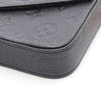 Louis Vuitton Shoulder Bag Pochette Felicity Noir Black Leather