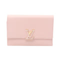 Louis Vuitton Trifold Wallet Portefeuille Capucines Compact Jasmine Pink Jasmine