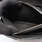 Dior Bifold Wallet Autumn Blue Jacquard Black Canvas Auction Zip Long