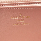 Louis Vuitton Round Wallet Zippy Coussin Rose Gold Leather Pink Rose