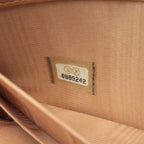 Chanel Round Wallet CC Logo Beige Calf Long