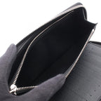 Louis Vuitton Round Wallet Zippy Vertical Noir Black Leather