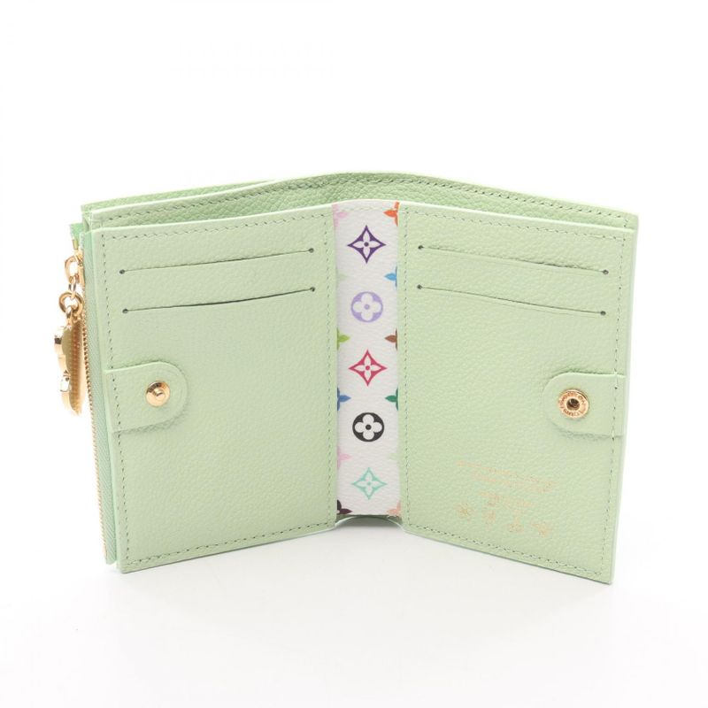 Louis Vuitton Bifold Wallet LV TM Portefeuille Lisa Green Tea