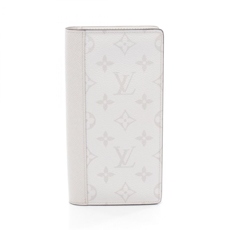 Louis Vuitton Bifold Wallet Portefeuille Brother Bron Leather Bronze Gray