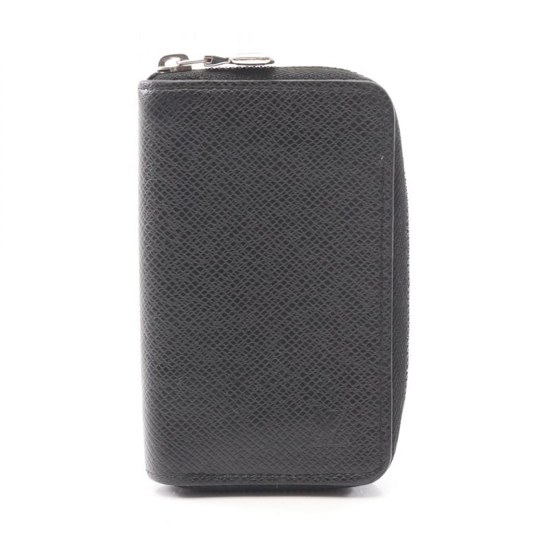 Louis Vuitton Coin Case Zippy Purse Noir Black Leather Ardoise
