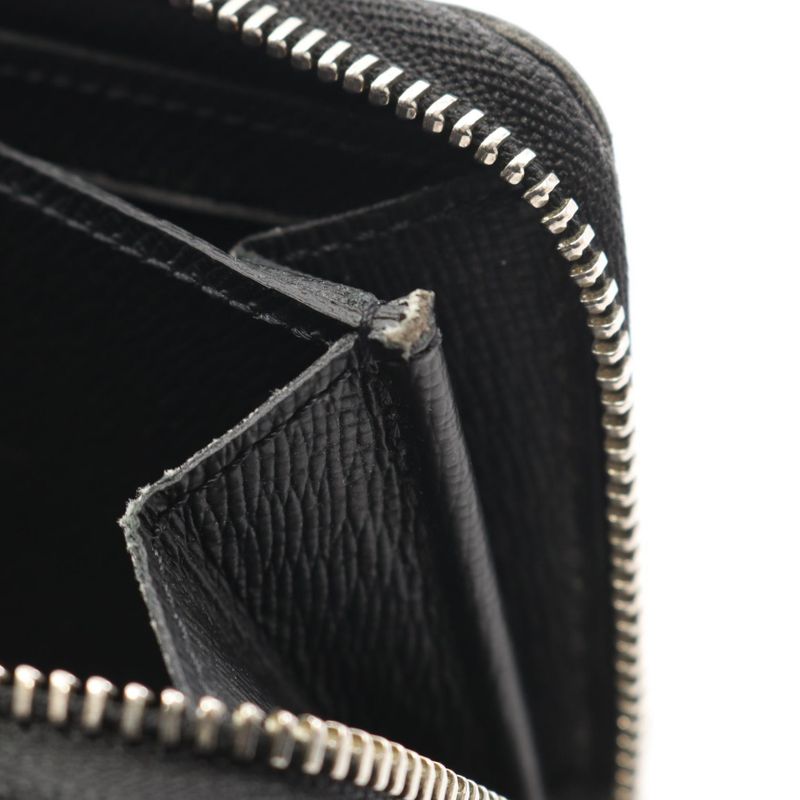 Louis Vuitton Coin Case Zippy Purse Noir Black Leather Ardoise