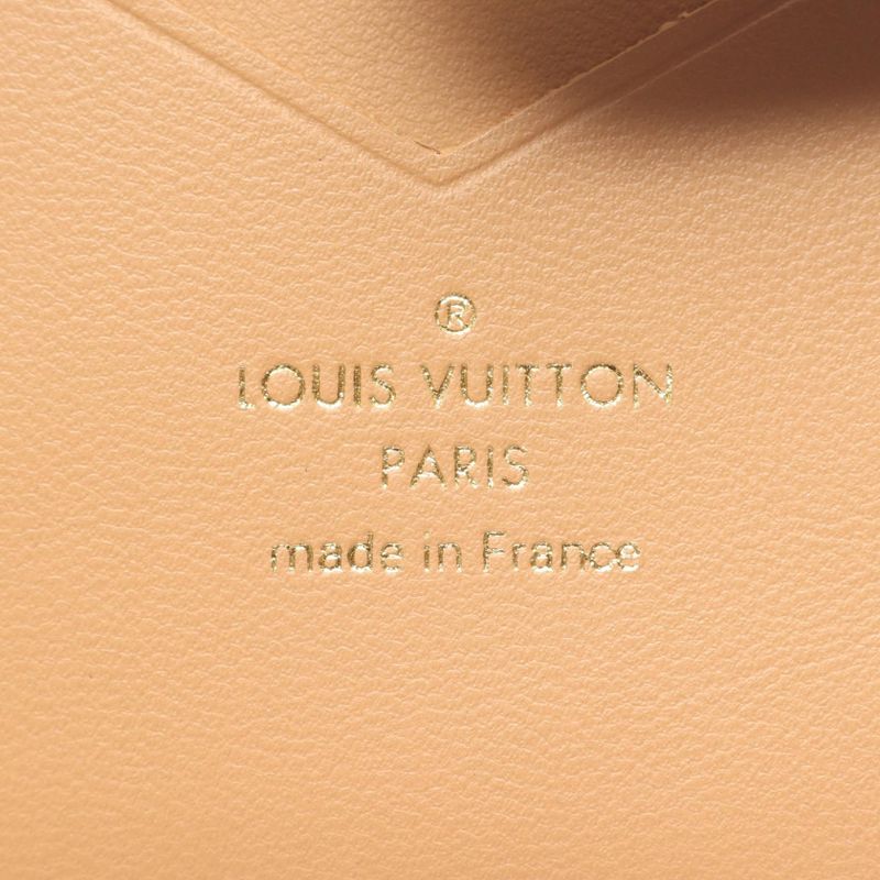 Louis Vuitton Bifold Wallet LV Vertical Compact Noir Black