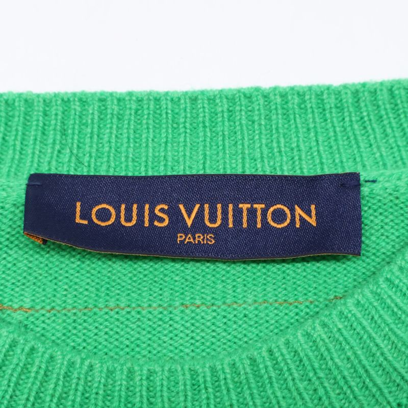 Louis Vuitton Gk1 Cashmere Inside Sweater ) Green