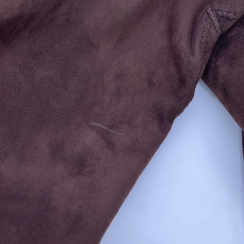 Loewe Brown Fox Fur Real Sheepskin Mouton Coat 38