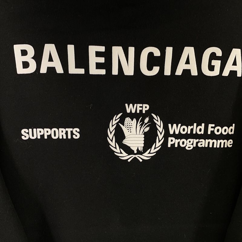 Balenciaga Made Wfp Hoodie ) Black