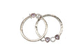 Chanel I Love Coco Heart Stone Earrings Metal Rhinestone Gold