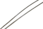 Chanel CC Logo Necklace 07 47.5 Quilted Metal Silver — view 6