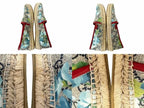 Gucci GG Blooms Floral Espadrille Slip on Shoes 36 Blue