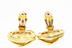 Chanel Vintage Faux Pearl CC Logo Earrings Gold Aa