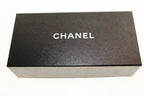 Chanel Quilted Headband Silk Satin Black Aa Hat