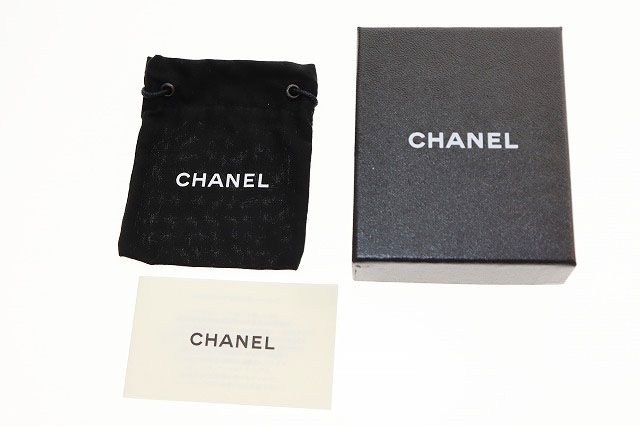 Chanel Camellia Hat CC Logo Earrings Pink Aa