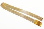 Chanel Logo Plate Chain Belt Vintage Gold Aa